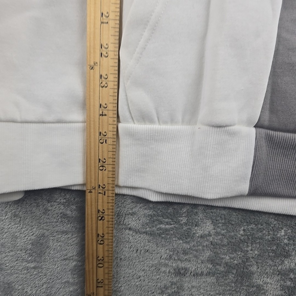 Gameday Couture University Of Georgia Hoodie Womens' Size L White Gray Split - Picture 7 of 9